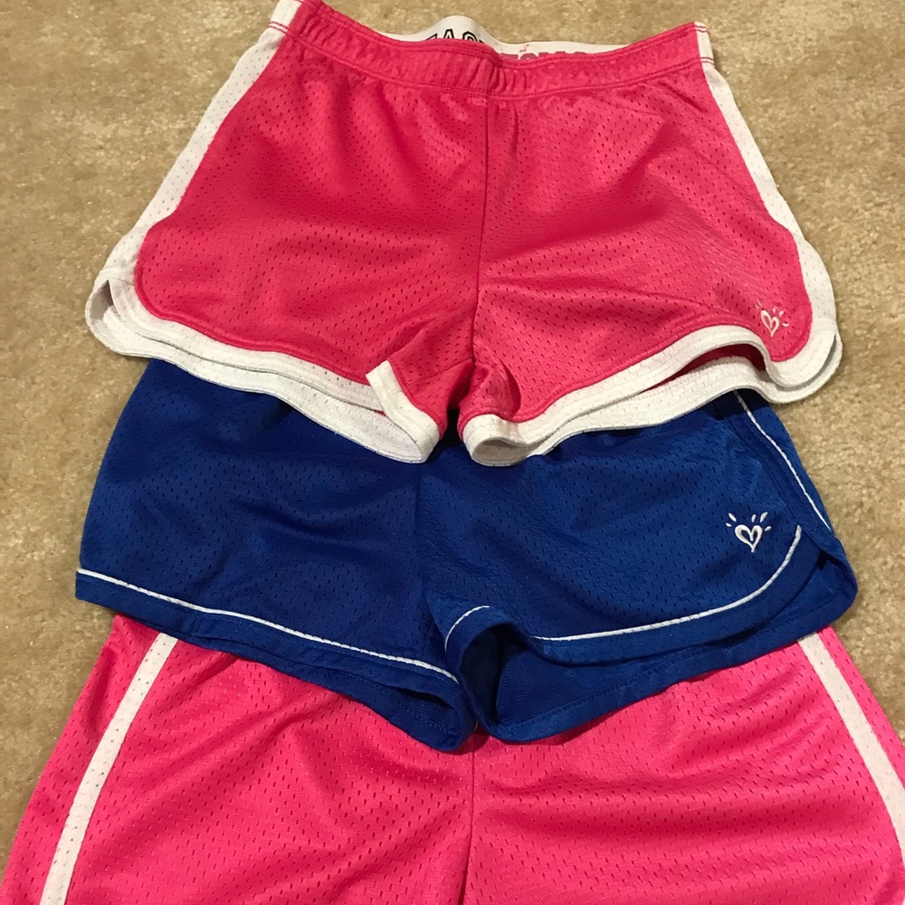 3 Pairs of Girls Justice Shorts - Size 10